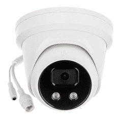 Hikvision 8MP IP video nadzorna kamera dome pro serija startlight v kovinskem ohišju z vgrajenim dvosmernim zvokom DS-2CD2386G2-ISU/SL(2.8MM)(C) ACUSENSE - 8.3 Mpx