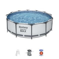 Bestway Steel Pro Max nadzemni bazen 366 x 100 cm, Tritech PVC, filtracija 2006 l/h