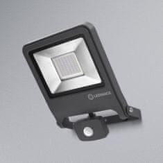 LEDVANCE Zunanji LED 50W reflektor s senzorjem IP44 črn