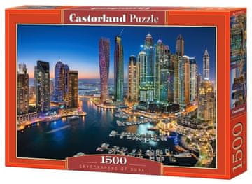 Castorland Puzzle Nebotičniki v Dubaju 1500 kosov