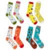 Funny Socks – Komplet nogavic z zabavnimi motivi (4 PARI), 39 - 42