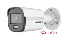 Hikvision IP video nadzorna kamera 4Mp bullet DS-2CD1047G0-L ColorVu za video nadzor z vidnim kotom 89° in IR LED dometom do 30m, podpira poe napajanje