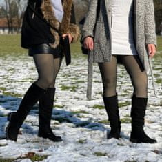 VivoVita Podložene hlačne nogavice Winter Stockings, kava, L/XL