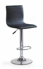 Halmar Barski stol H-21 - črn / krom