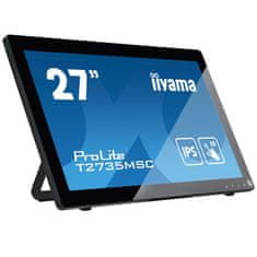iiyama ProLite informacijski zaslon, 68,6 cm, FHD, IPS, PCAP, na dotik, LED, kamera (T2735MSC-B3)