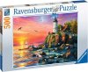 Puzzle Svetilnik ob sončnem zahodu 500 kosov