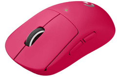 Logitech G PRO X SuperLight miška, brezžična, roza (910-005956)