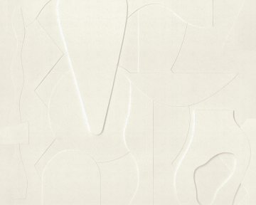 ASTERÉ Tapeta COQUILLAGE BLANC iz kolekcije JEU D'OMBRES