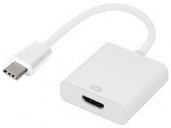 E-green pretvornik iz USB-C (M) na HDMI (F), bel