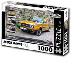 RETRO-AUTA© Puzzle št. 20 Škoda Garde (1983) 1000 kosov