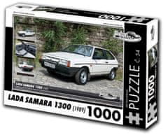 RETRO-AUTA© Puzzle št. 54 Lada Samara 1300 (1989) 1000 kosov
