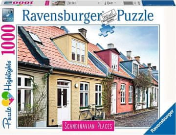 Ravensburger Puzzle Hiše v Aarhusu 1000 kosov