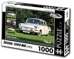 RETRO-AUTA© Puzzle št. 27 Škoda 1000 MB (1965) 1000 kosov