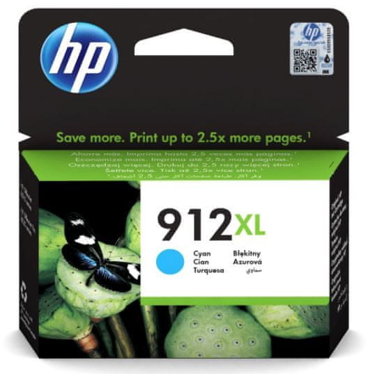 HP črnilo 912XL, instant ink, cyan (3YL81AE)