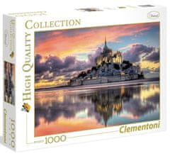 Clementoni Puzzle Čarobni Mont Saint-Michel, Francija 1000 kosov