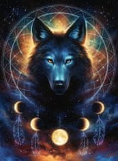 Ravensburger Svetleča sestavljanka Moon wolf 500 kosov