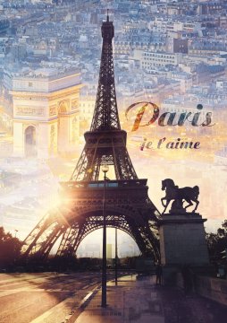 Trefl Puzzle Pariz ob zori 1000 kosov