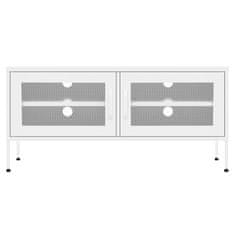 Vidaxl TV omarica bela 105x35x50 cm jeklo