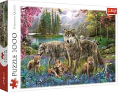 Trefl Puzzle Volčja družina 1000 kosov