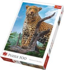 Trefl Puzzle Divji leopard 500 kosov