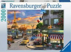 Ravensburger Puzzle Sončni zahod v Parizu 2000 kosov