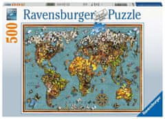 Ravensburger Sestavljanka Svet metuljev 500 kosov