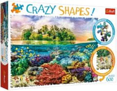 Trefl Crazy Shapes sestavljanka Tropski otok 600 kosov