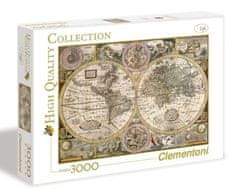 Clementoni Puzzle Stari zemljevid 3000 kosov