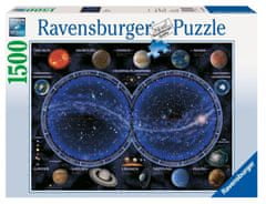 Ravensburger Puzzle Zvezdni zemljevid neba 1500 kosov