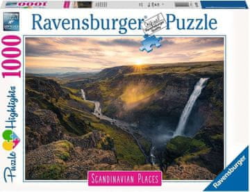 Ravensburger Puzzle Slap Haifoss, Islandija 1000 kosov