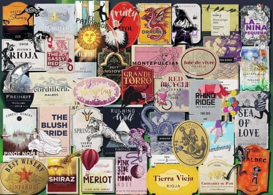 Ravensburger Puzzle Etikete za vino 1000 kosov
