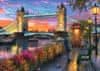 Puzzle Sončni zahod nad Tower Bridgeom 1000 kosov