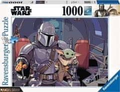 Ravensburger Puzzle Star Wars: The Mandalorian 1000 kosov