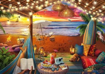 Ravensburger Puzzle Cozy places: Beach Cabana XXL 500 kosov