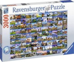 Ravensburger Puzzle 99 lepih krajev Evrope 3000 kosov