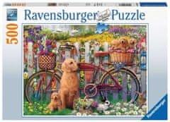 Ravensburger Puzzle Cute dogs in the garden 500 kosov