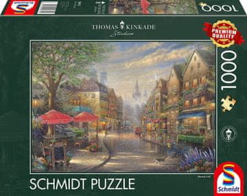 Schmidt Puzzle Cafe v Münchnu 1000 kosov