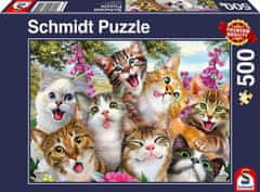 Schmidt Puzzle Mačji selfie 500 kosov