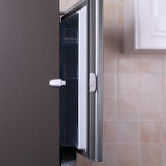 ključavnica za hladilnik, bela/siva