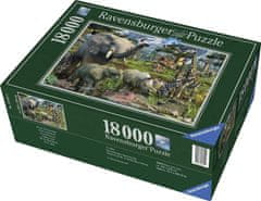 Ravensburger Puzzle Živali na izviru vode 18000 kosov