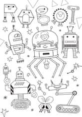 Clementoni Dvostranska sestavljanka: Roboti 60 kosov