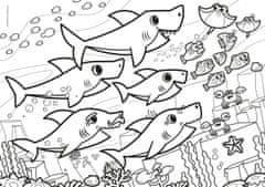 Clementoni Dvostranska sestavljanka: Baby Shark 60 kosov