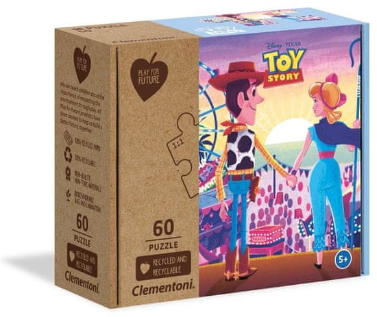 Clementoni Play For Future Puzzle Svet igrač (Toy Story) 60 kosov