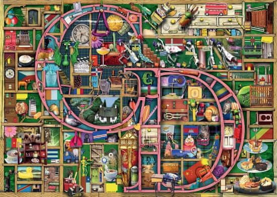 Ravensburger Puzzle Neverjetna abeceda - črka C in D 1000 kosov
