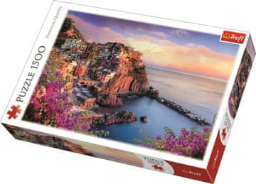 Trefl Puzzle Pogled na Manarolo, Italija 1500 kosov