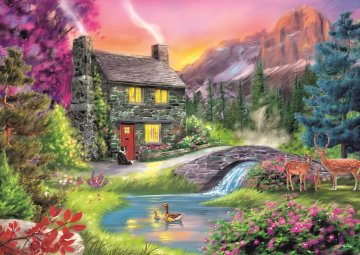 Trefl Puzzle Gorska idila 500 kosov
