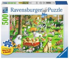 Ravensburger Puzzle Pasji park XXL 500 kosov