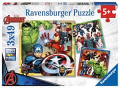Ravensburger Puzzle Avengers 3x49 kosov