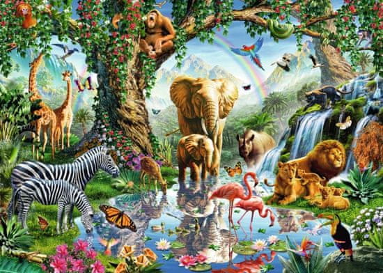 Ravensburger Sestavljanka Pustolovščina v džungli 1000 kosov