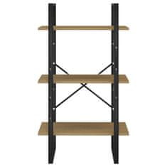 Vidaxl Regal rjav 60x30x105 cm trdna borovina